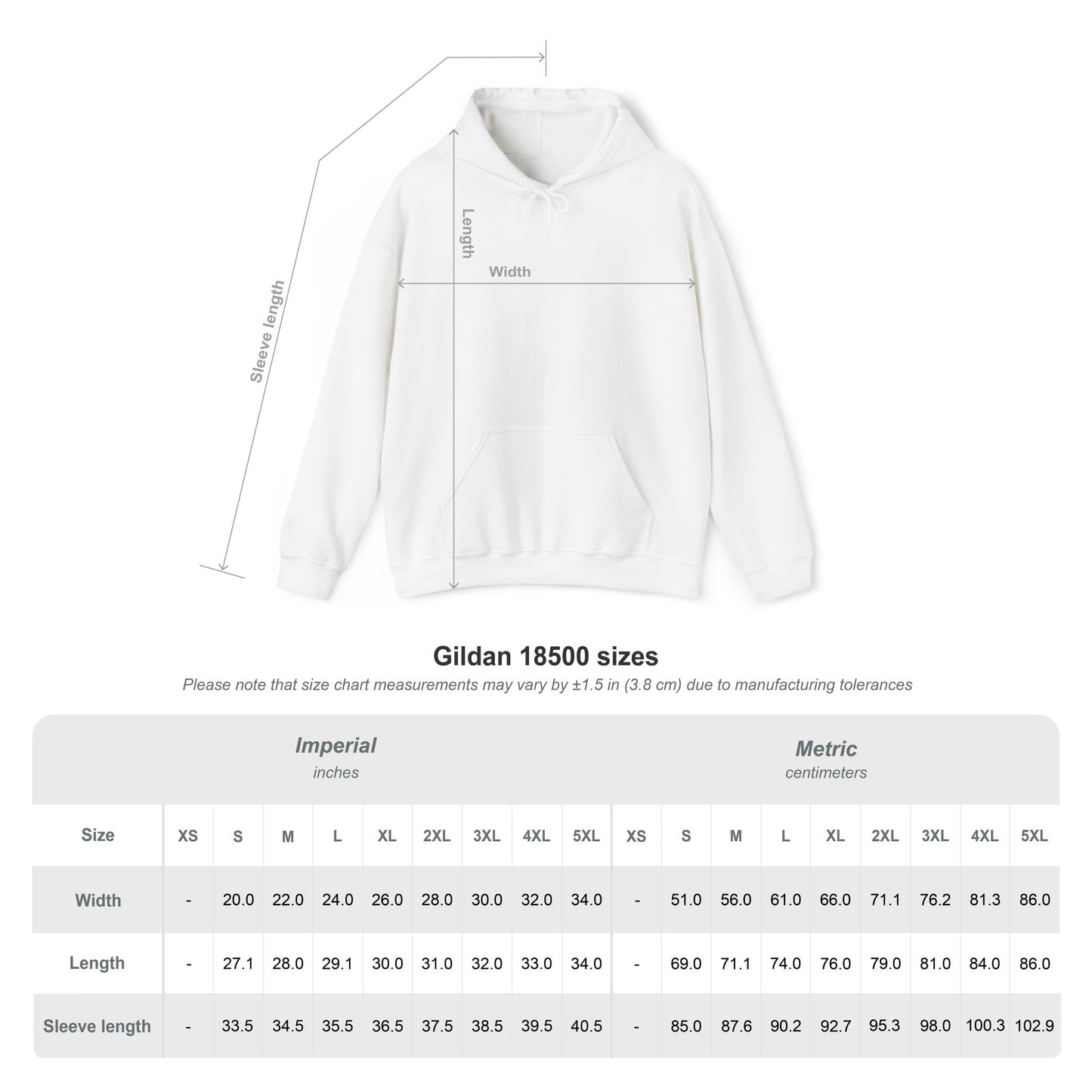 Embroidered Unisex Hooded Sweatshirt