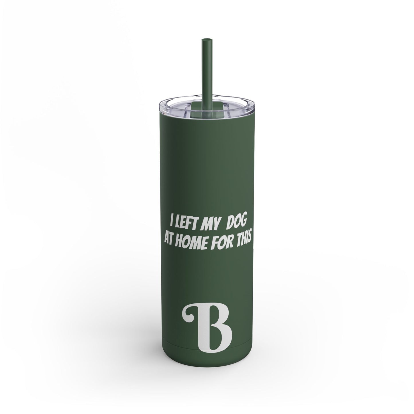 Barkle "B" Signature Skinny Matte Tumbler, 20oz