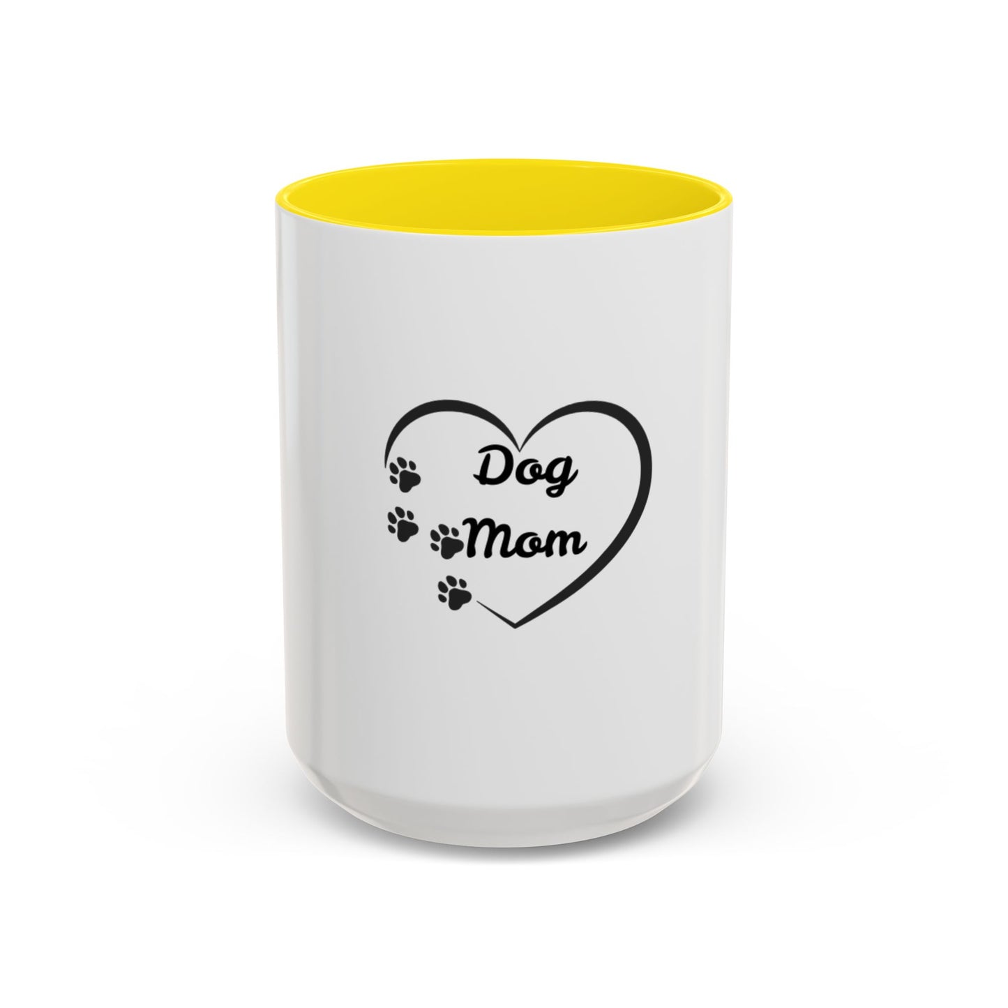 Dog Mom Accent Coffee Mug