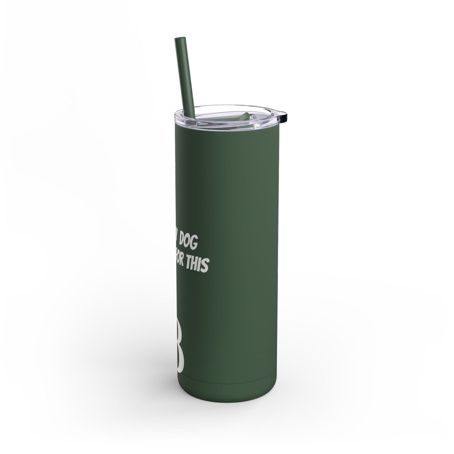 Barkle "B" Signature Skinny Matte Tumbler, 20oz