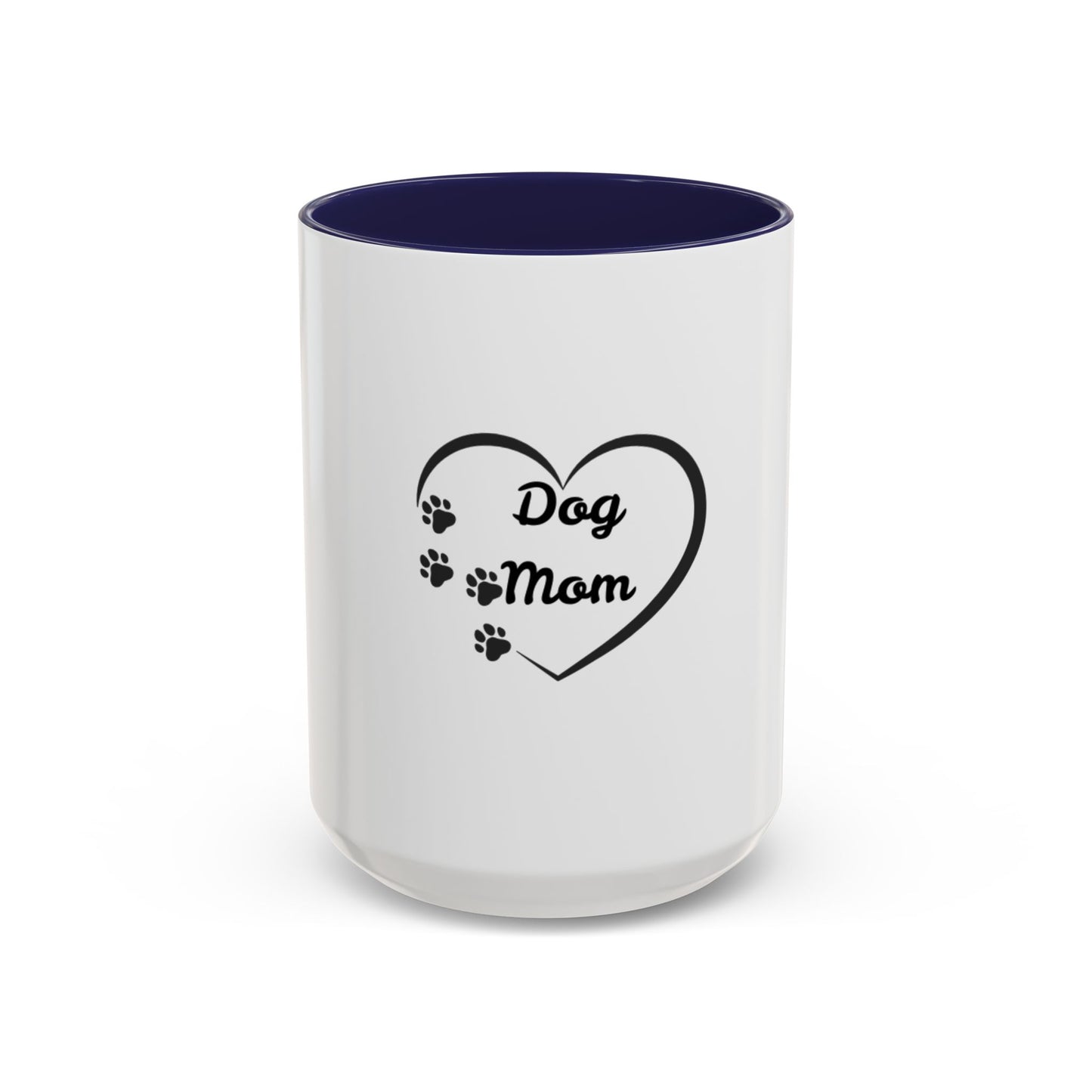 Dog Mom Accent Coffee Mug