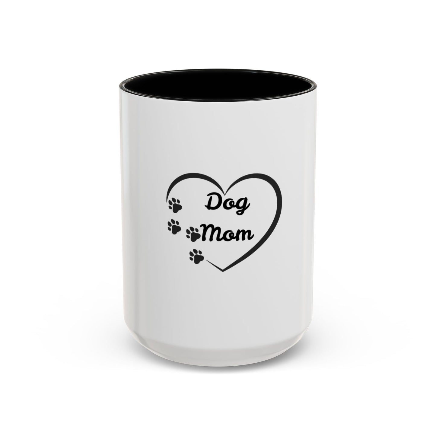 Dog Mom Accent Coffee Mug