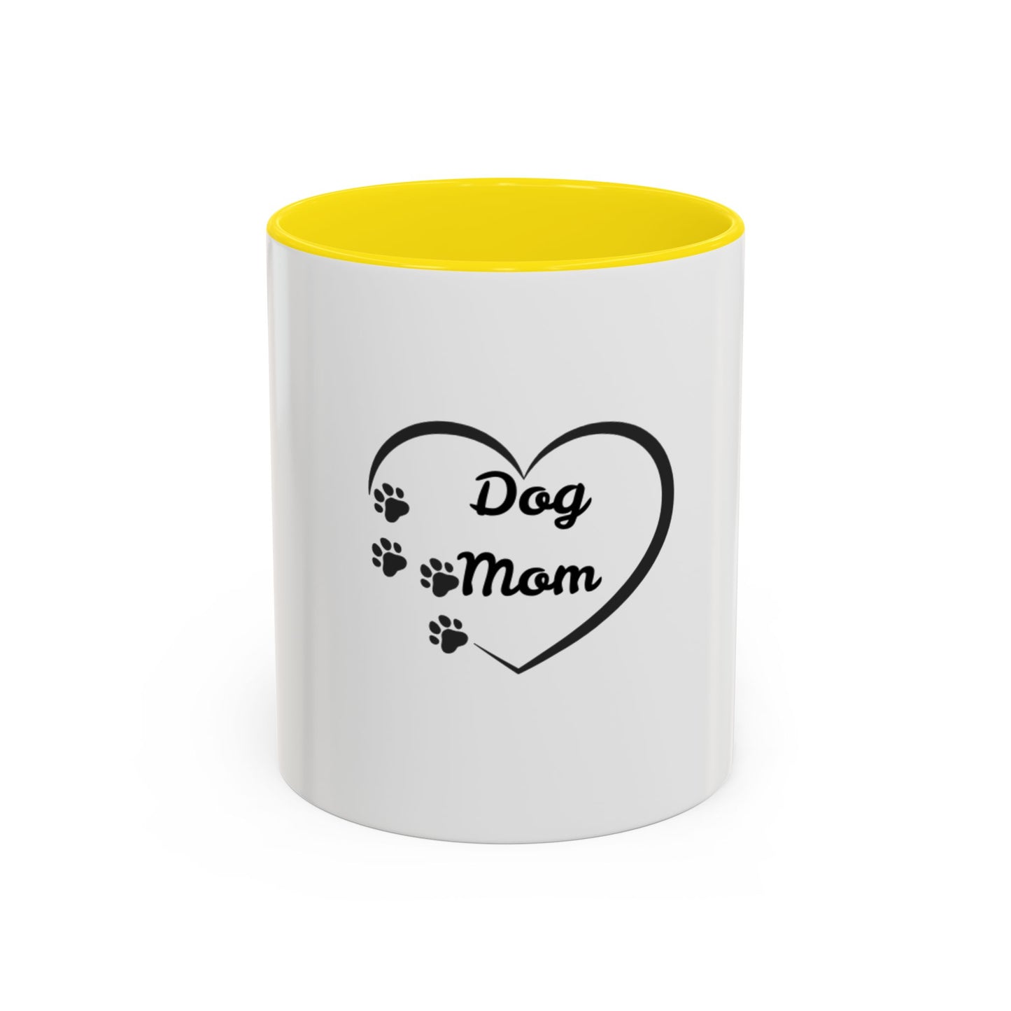 Dog Mom Accent Coffee Mug