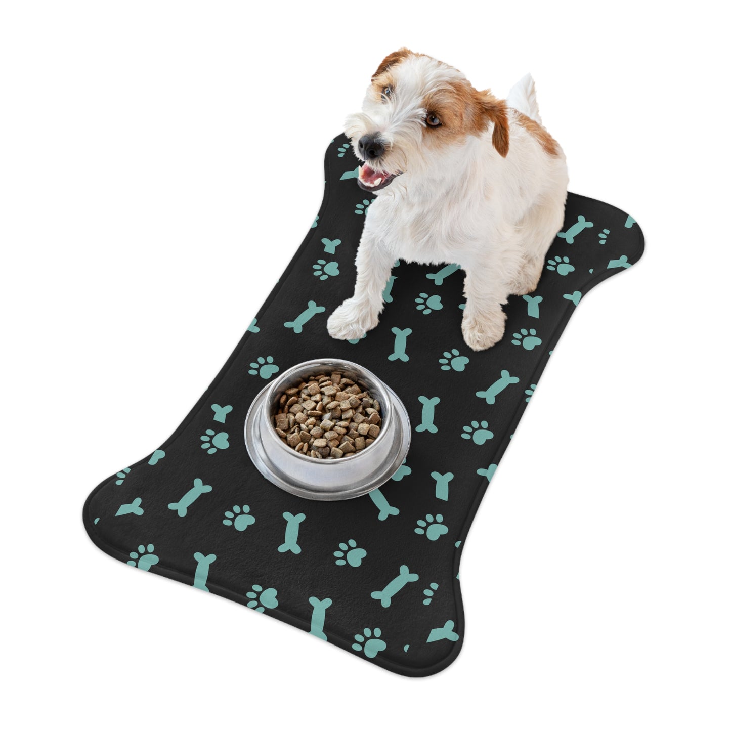 Black & Blue Feed Mat