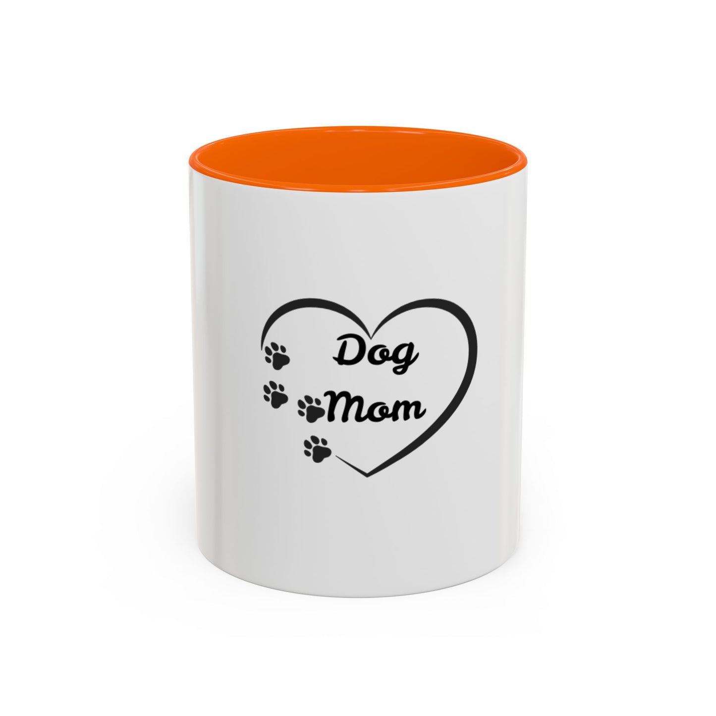 Dog Mom Accent Coffee Mug