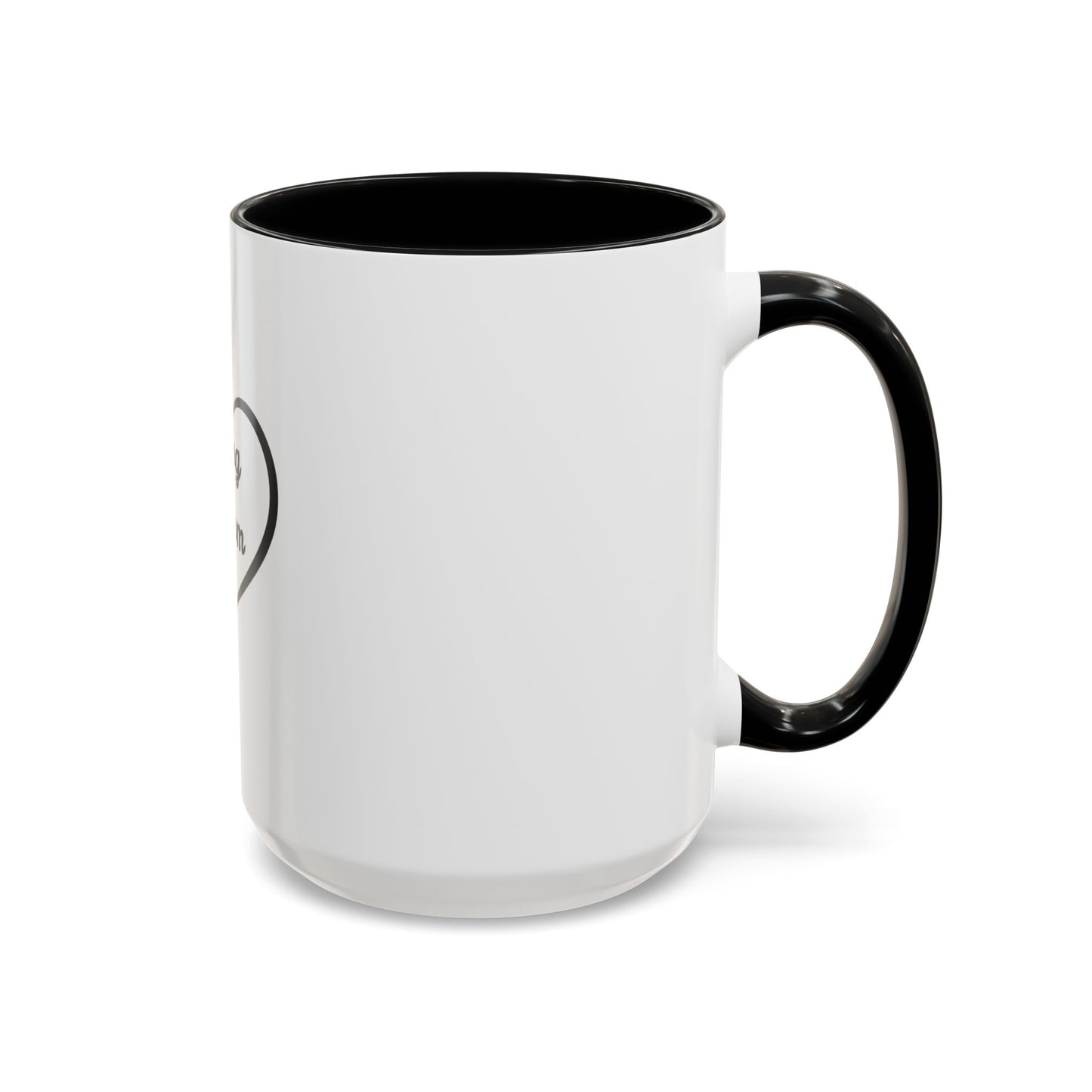 Dog Mom Accent Coffee Mug