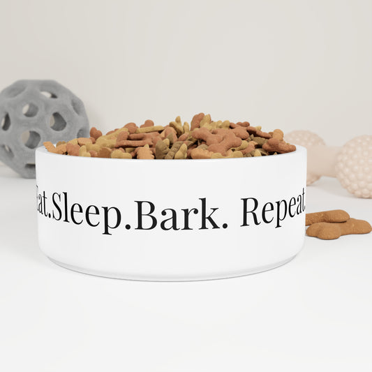 Eat Sleep Bark Repeat Bowl