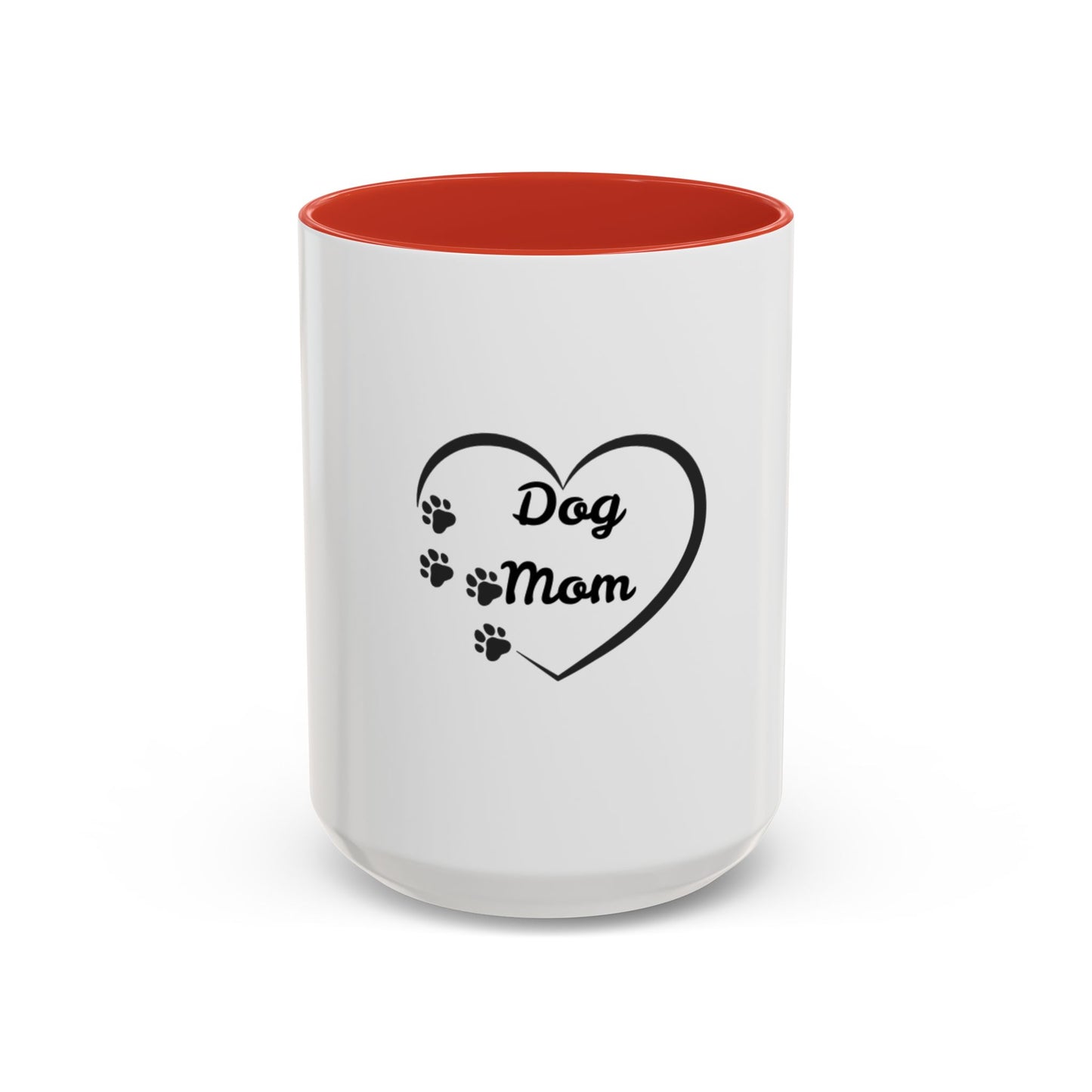 Dog Mom Accent Coffee Mug