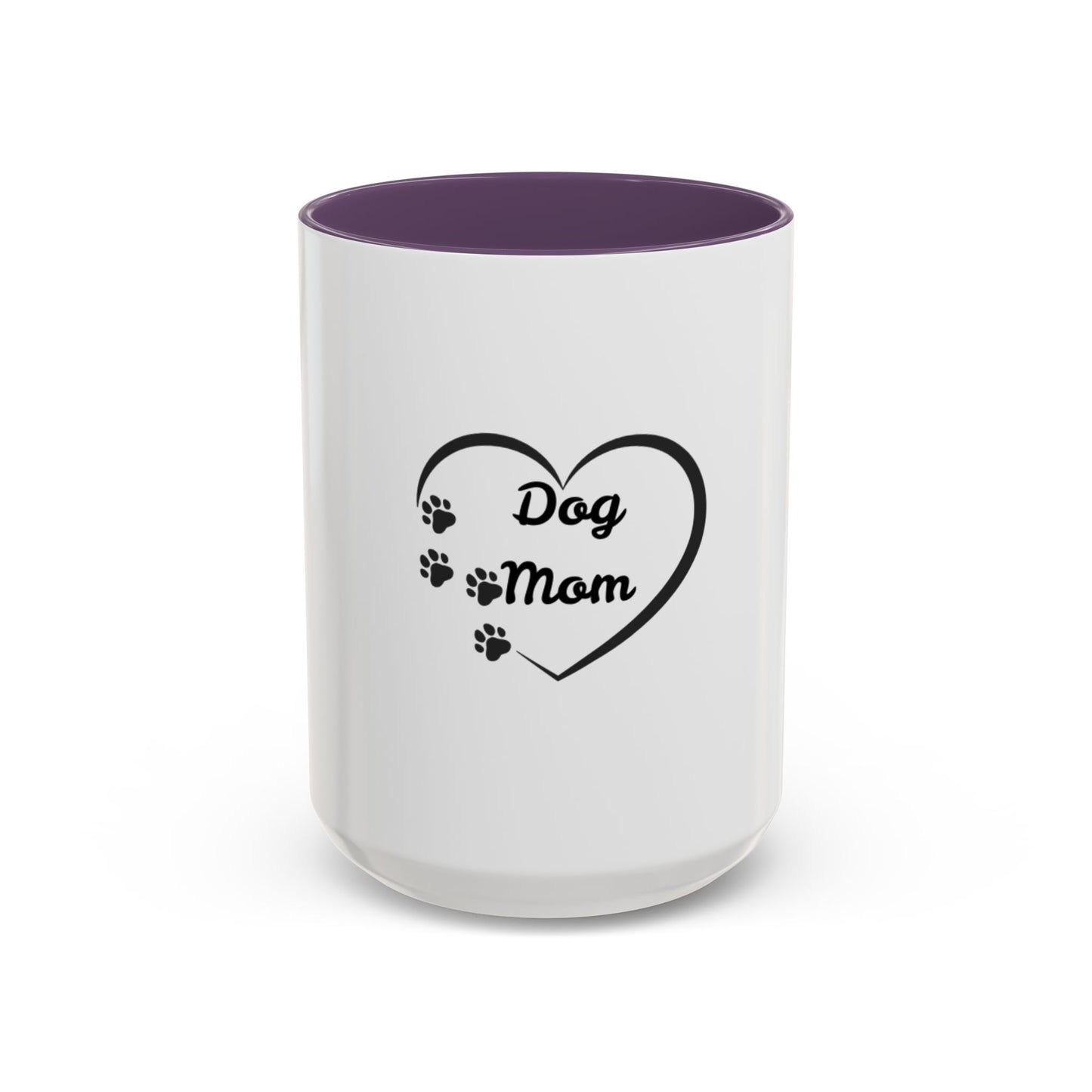 Dog Mom Accent Coffee Mug