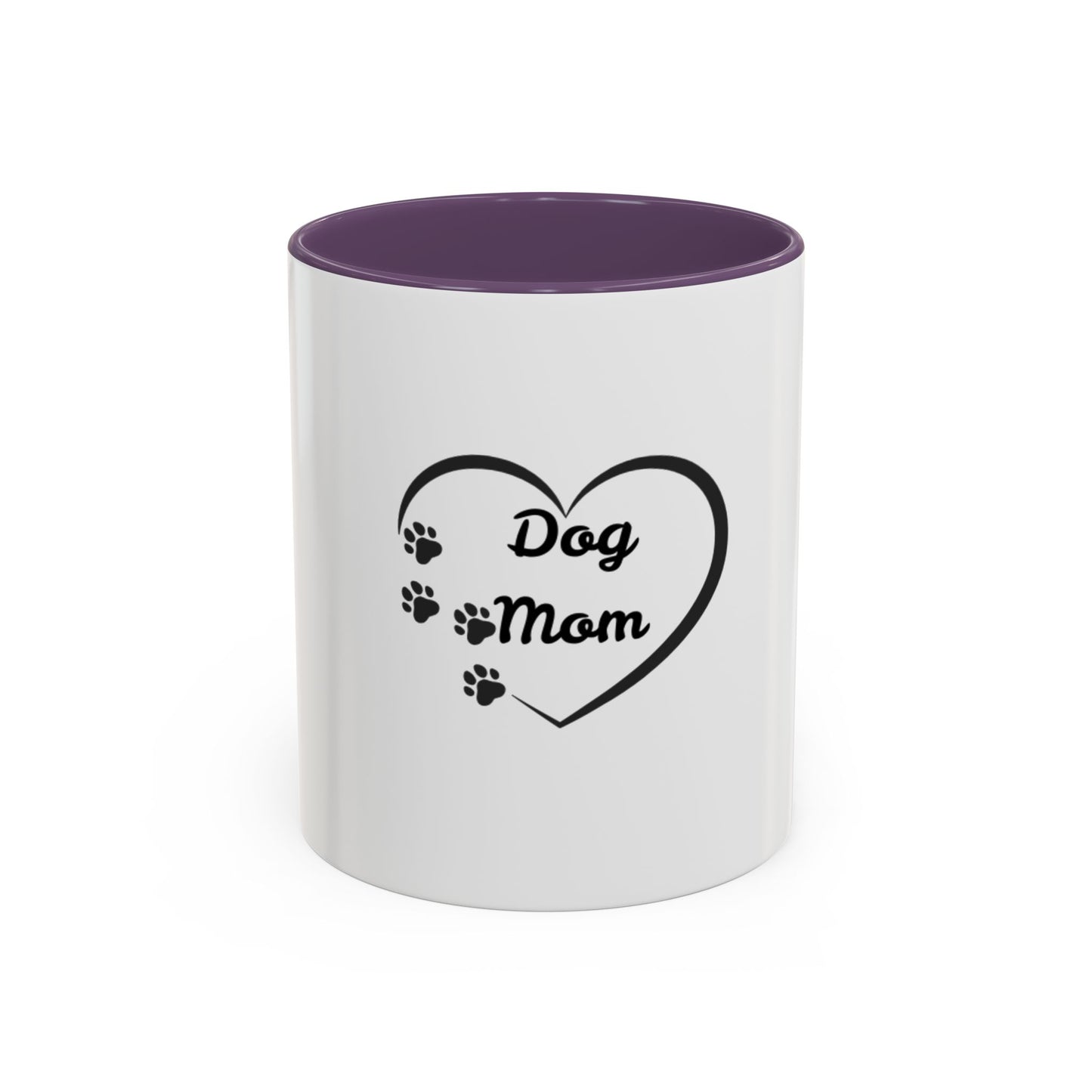 Dog Mom Accent Coffee Mug