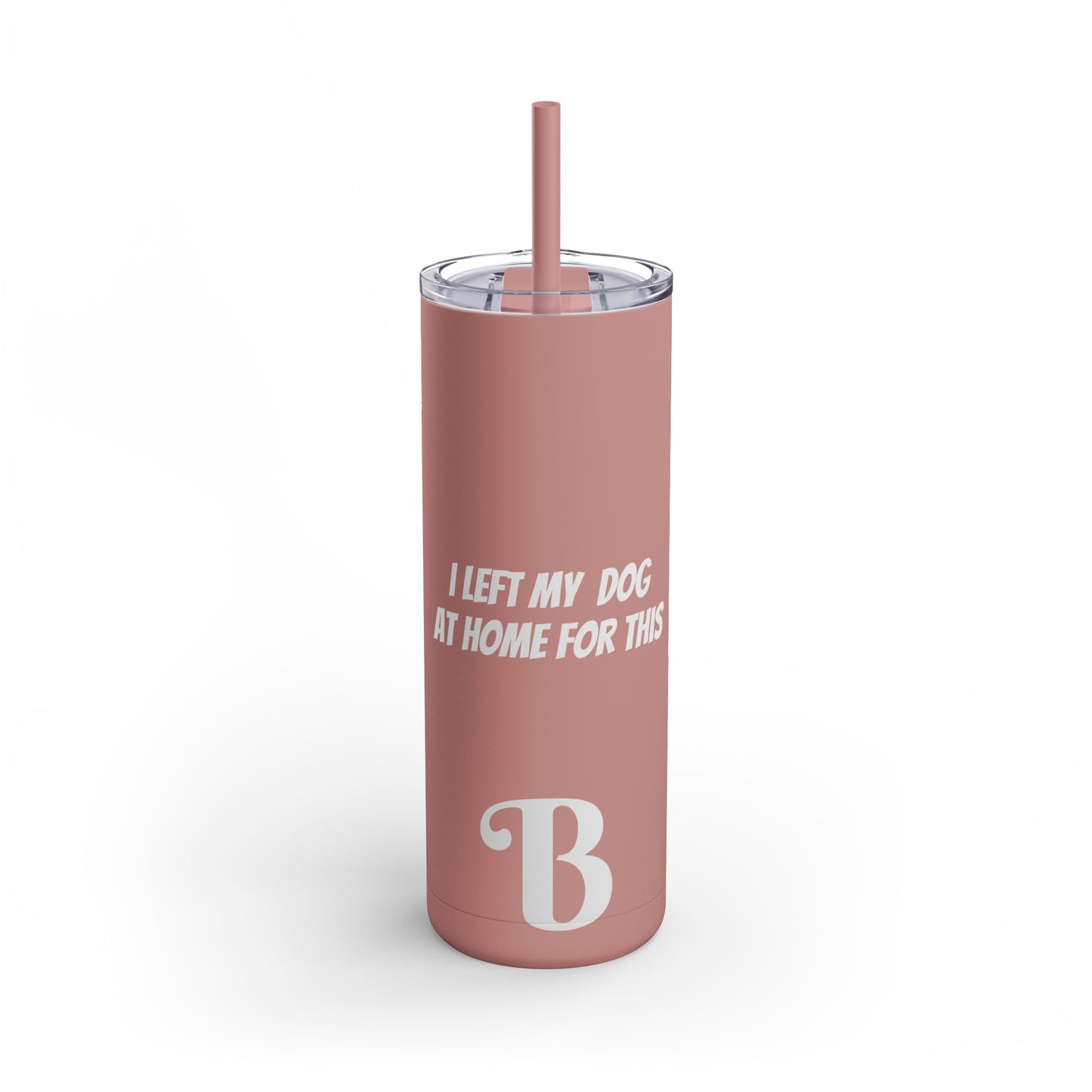 Barkle "B" Signature Skinny Matte Tumbler, 20oz