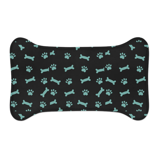Black & Blue Feed Mat