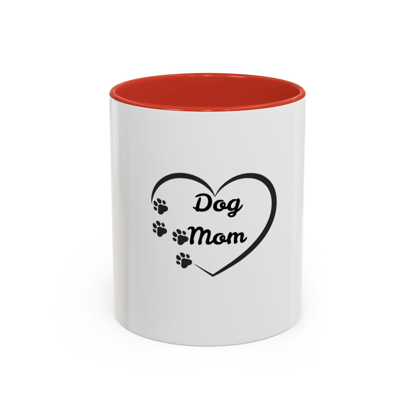 Dog Mom Accent Coffee Mug