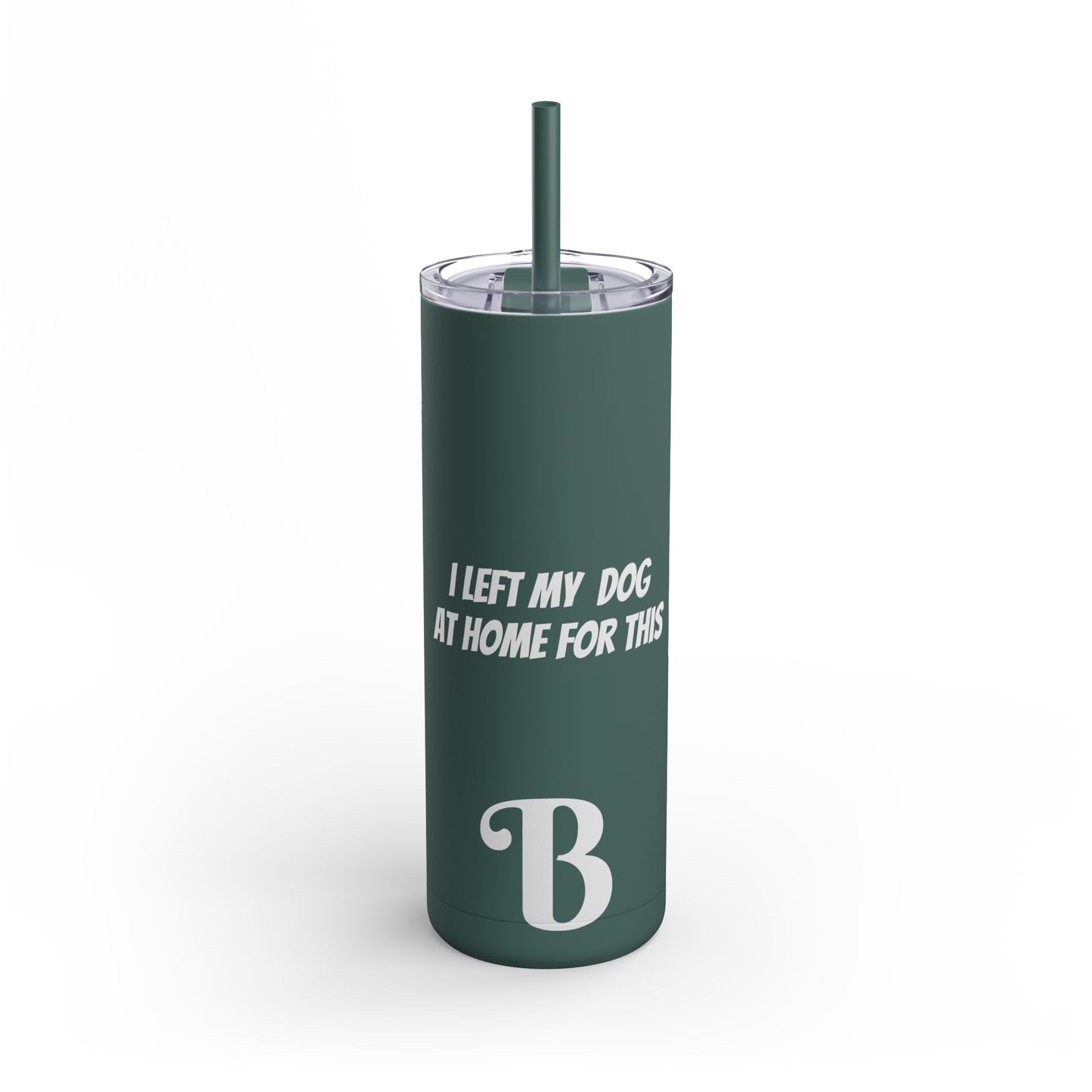 Barkle "B" Signature Skinny Matte Tumbler, 20oz