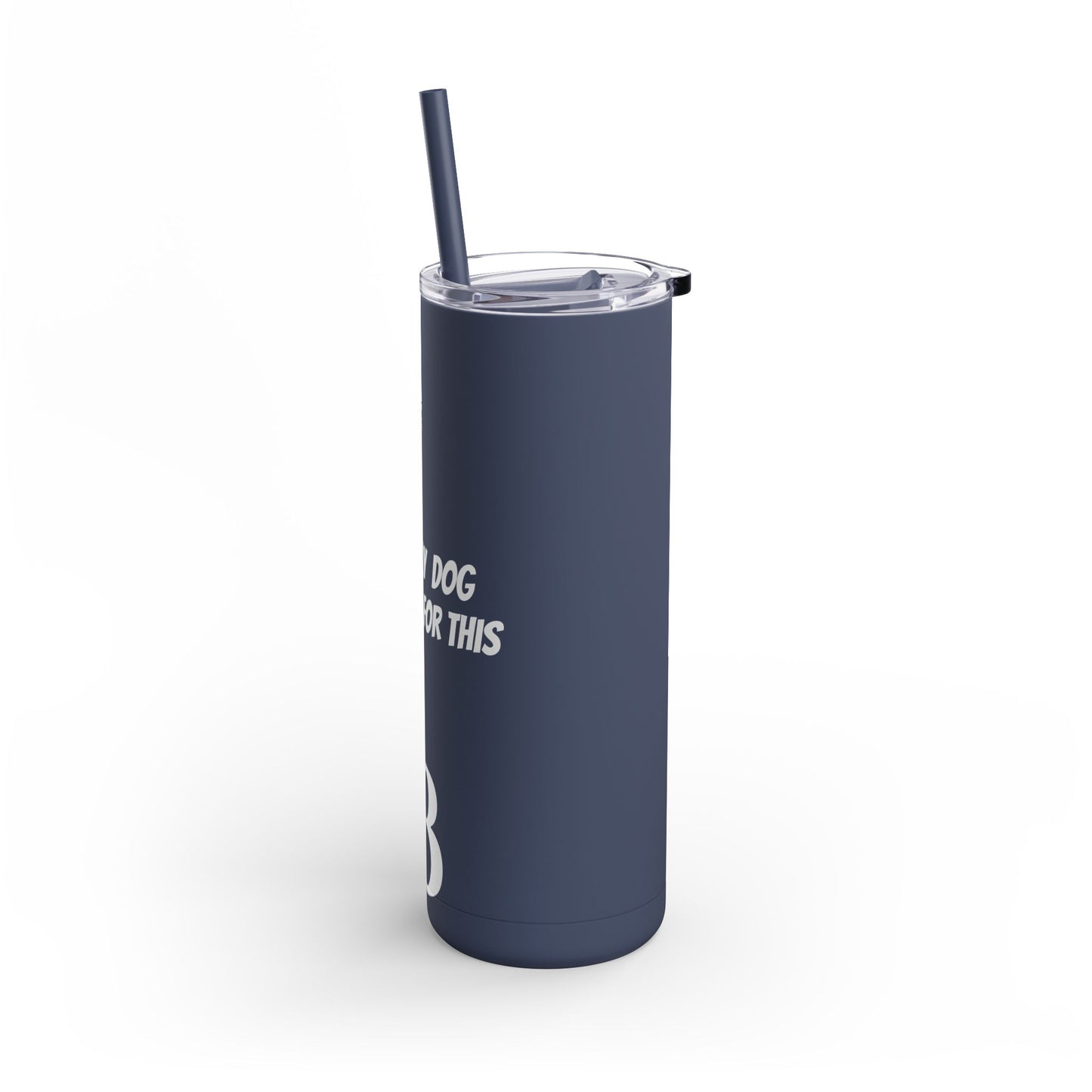 Barkle "B" Signature Skinny Matte Tumbler, 20oz