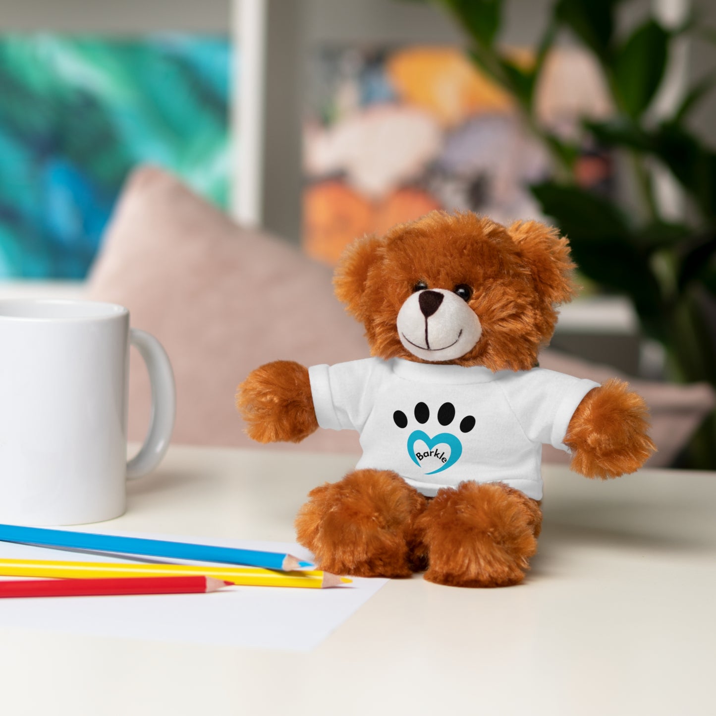 Stuffed Toy with Barkle Tee