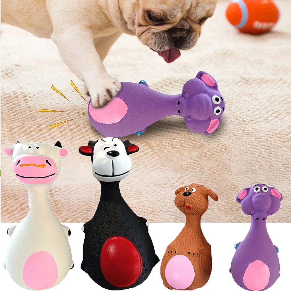Rubber Squeaky Chew Toy