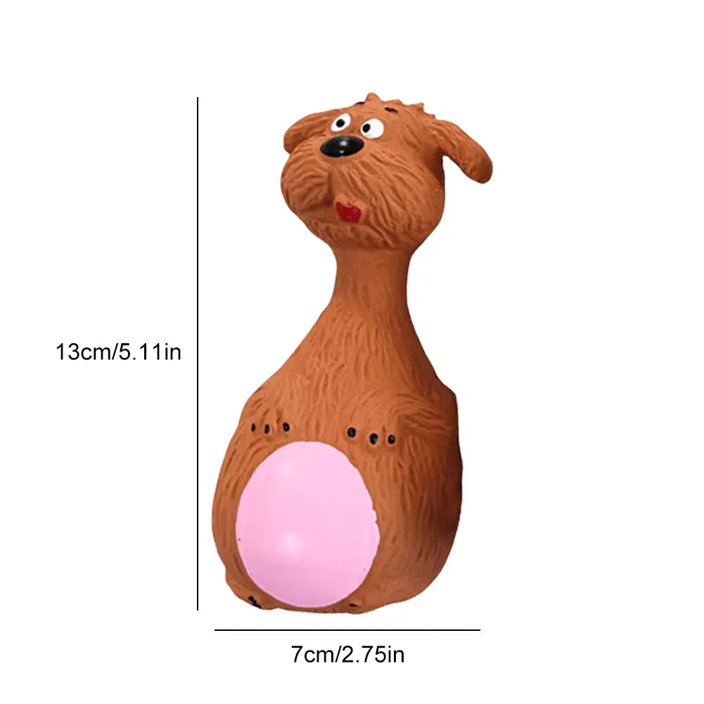 Rubber Squeaky Chew Toy