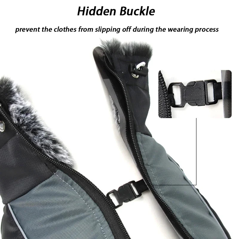 Waterproof Dog Coat With Harness