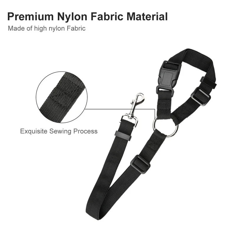 Adjustable Dog Seat Belt