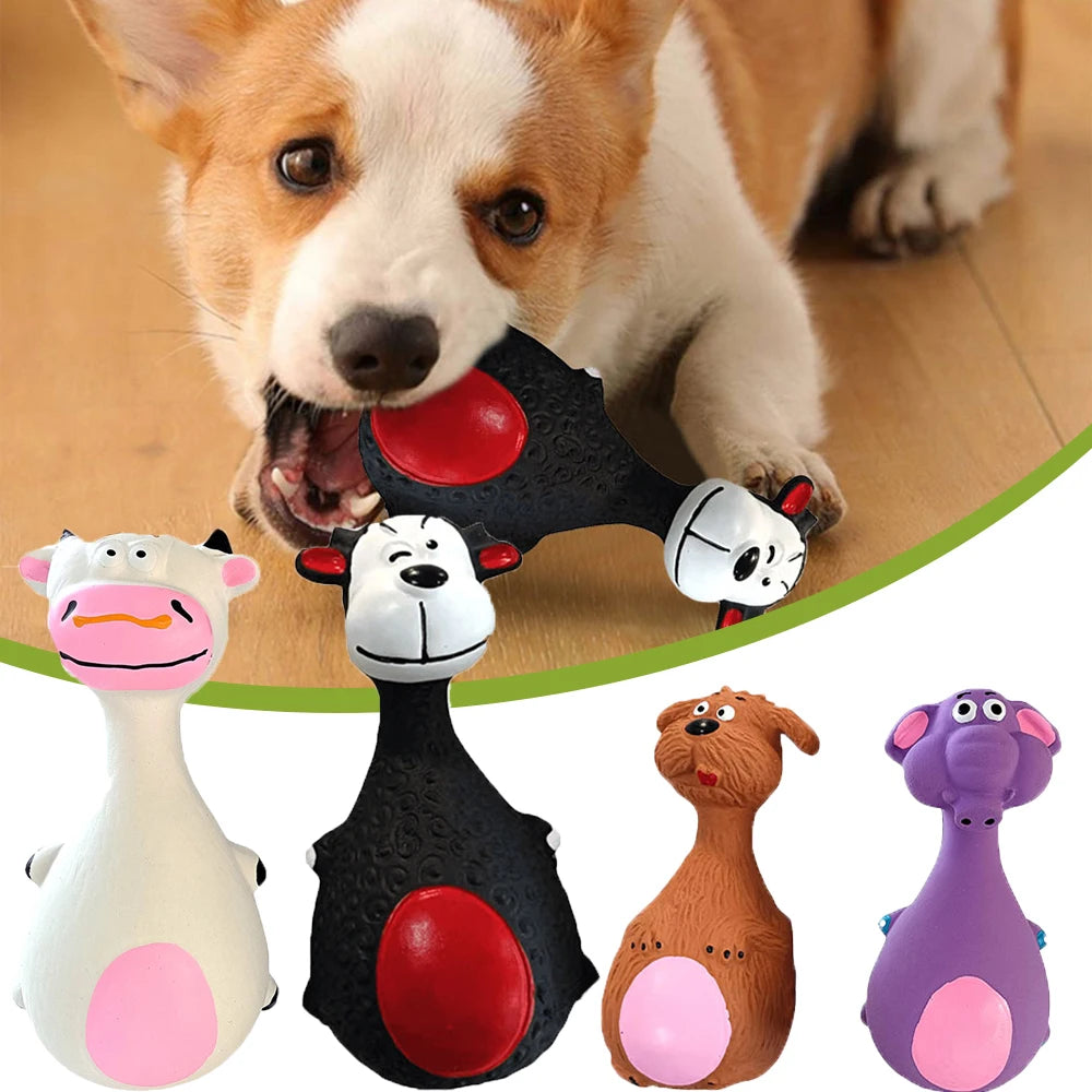 Rubber Squeaky Chew Toy