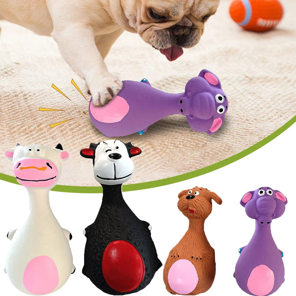 Rubber Squeaky Chew Toy