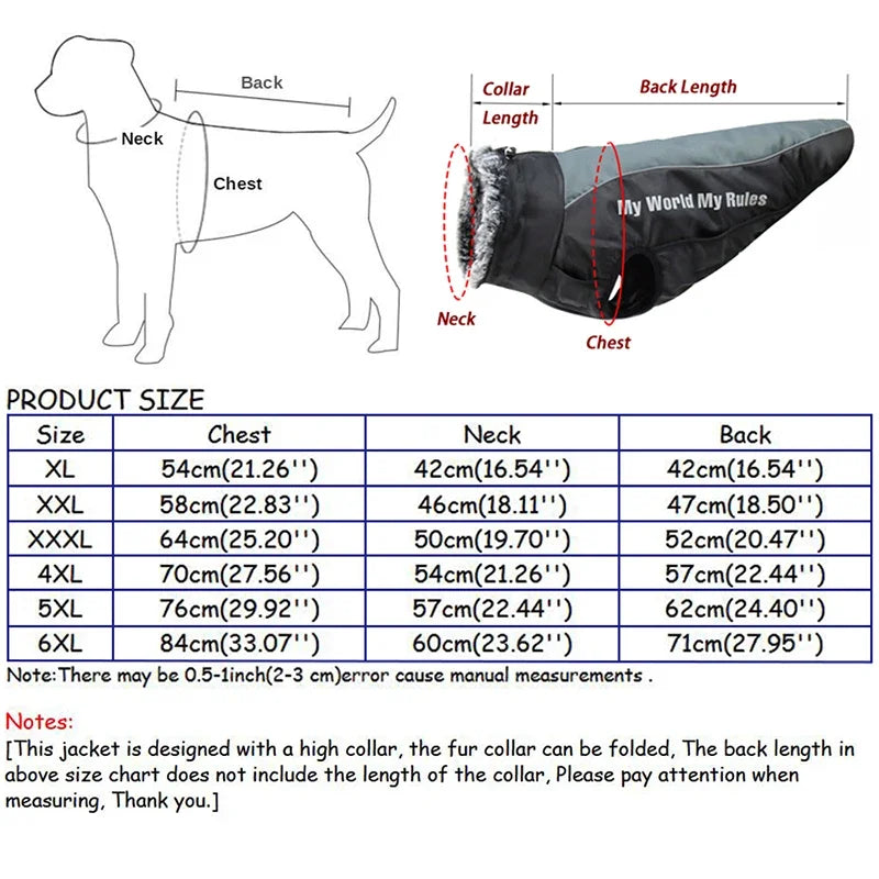 Waterproof Dog Coat With Harness