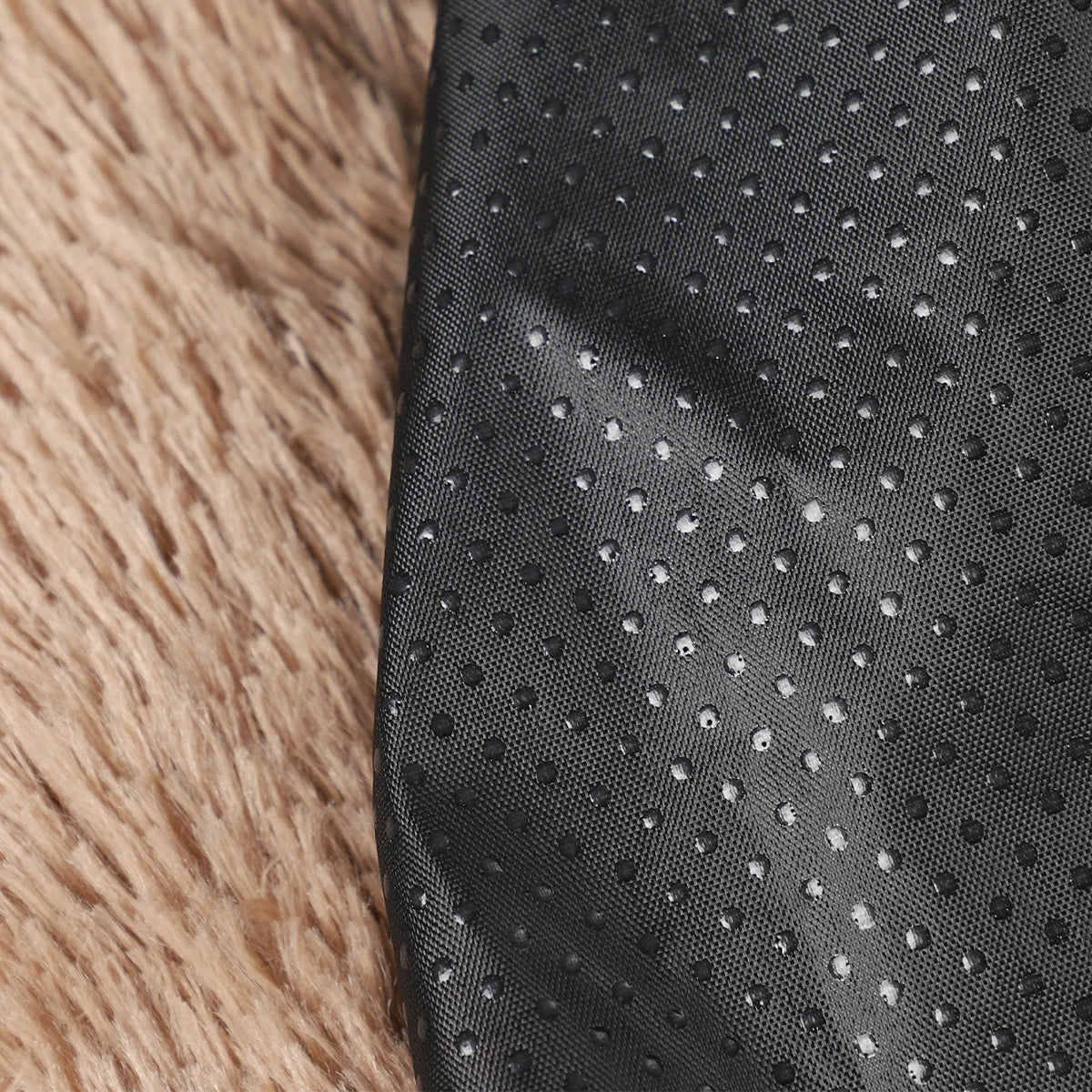 Fluffy Paw Print Dog Bed