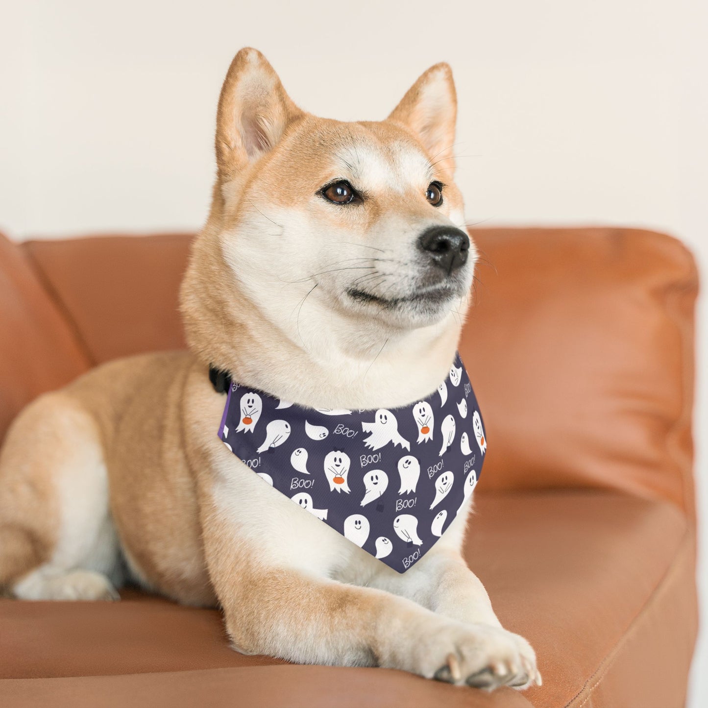 Ghostly Pet Bandana Collar