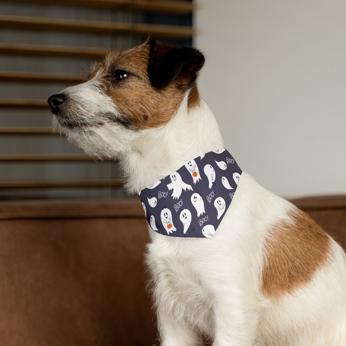 Ghostly Pet Bandana Collar