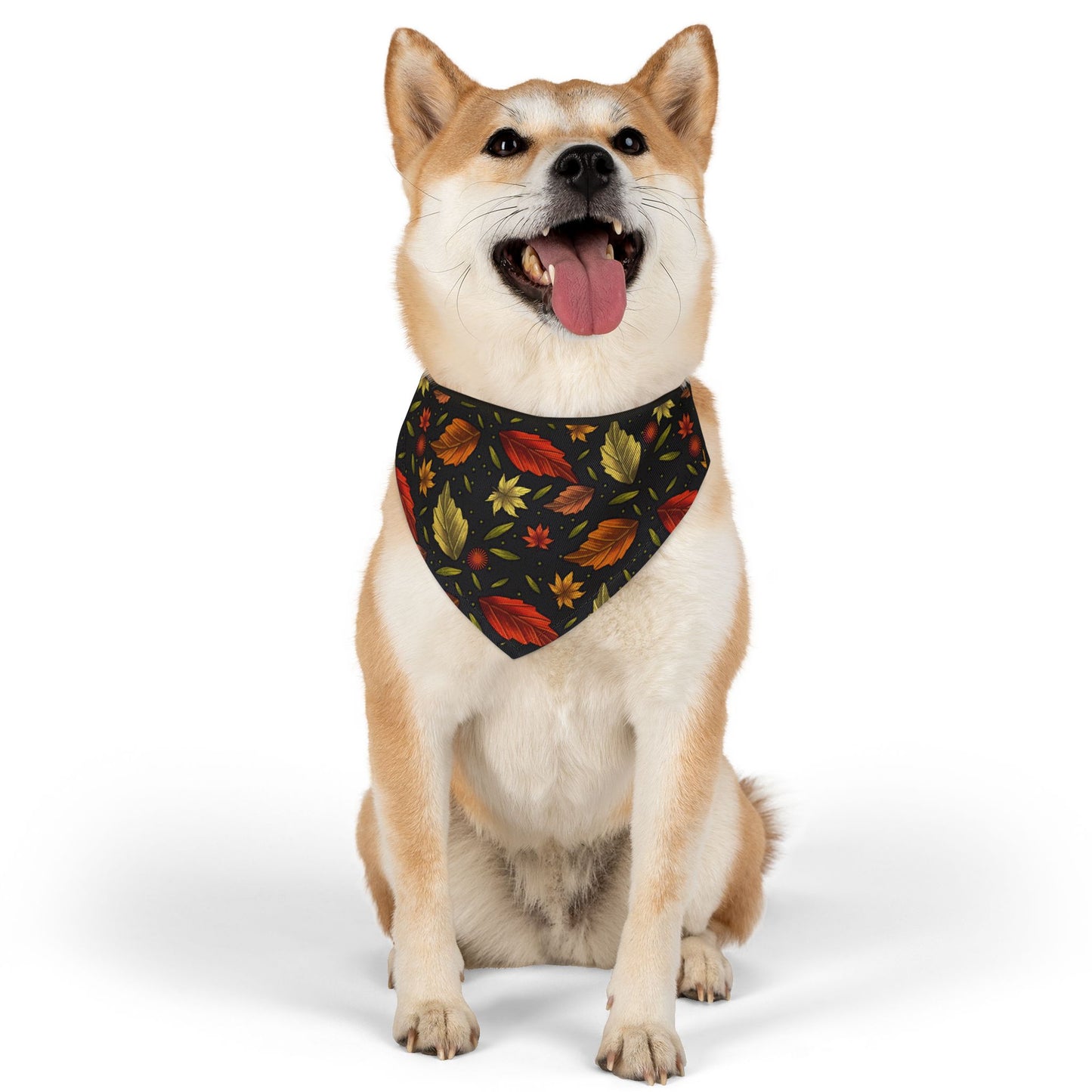 Autumn Leaves Pet Bandana Collar