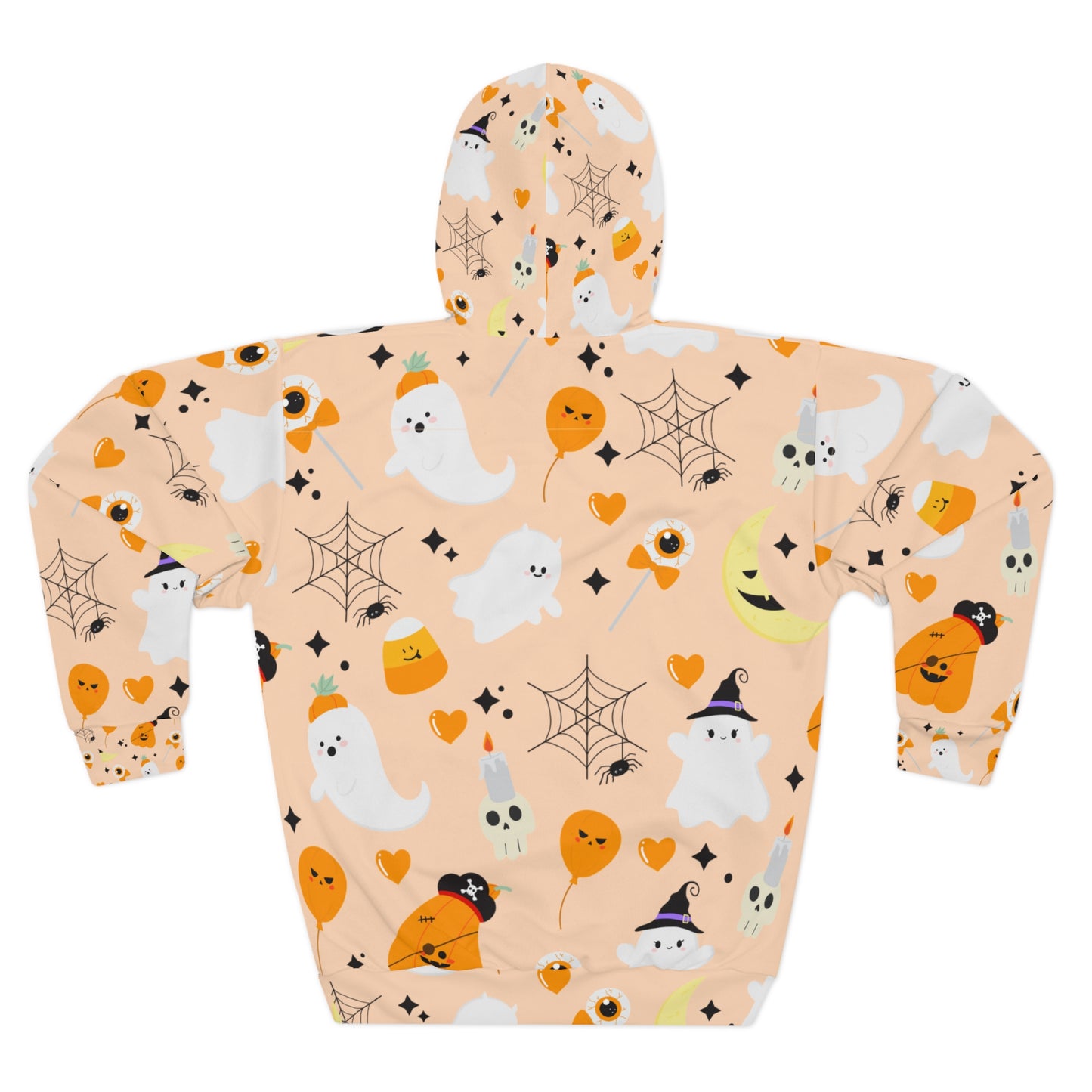 Orange Pumpkin Unisex Pullover Hoodie