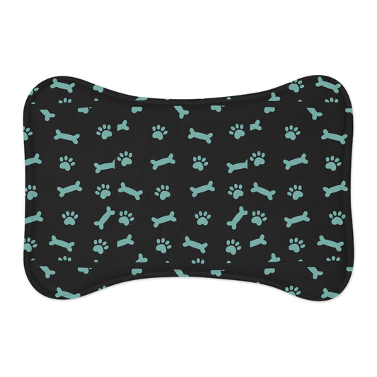 Black & Blue Feed Mat