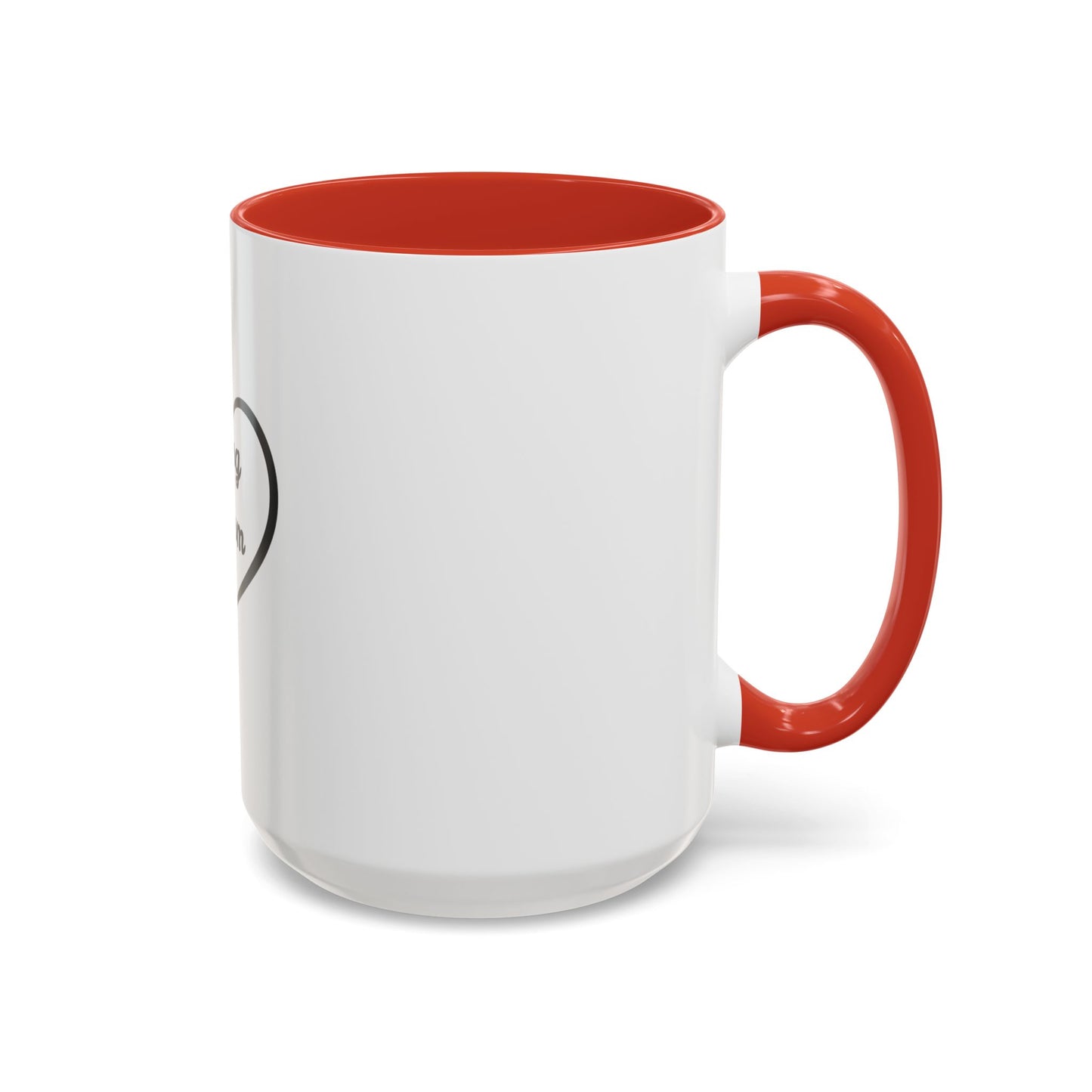Dog Mom Accent Coffee Mug