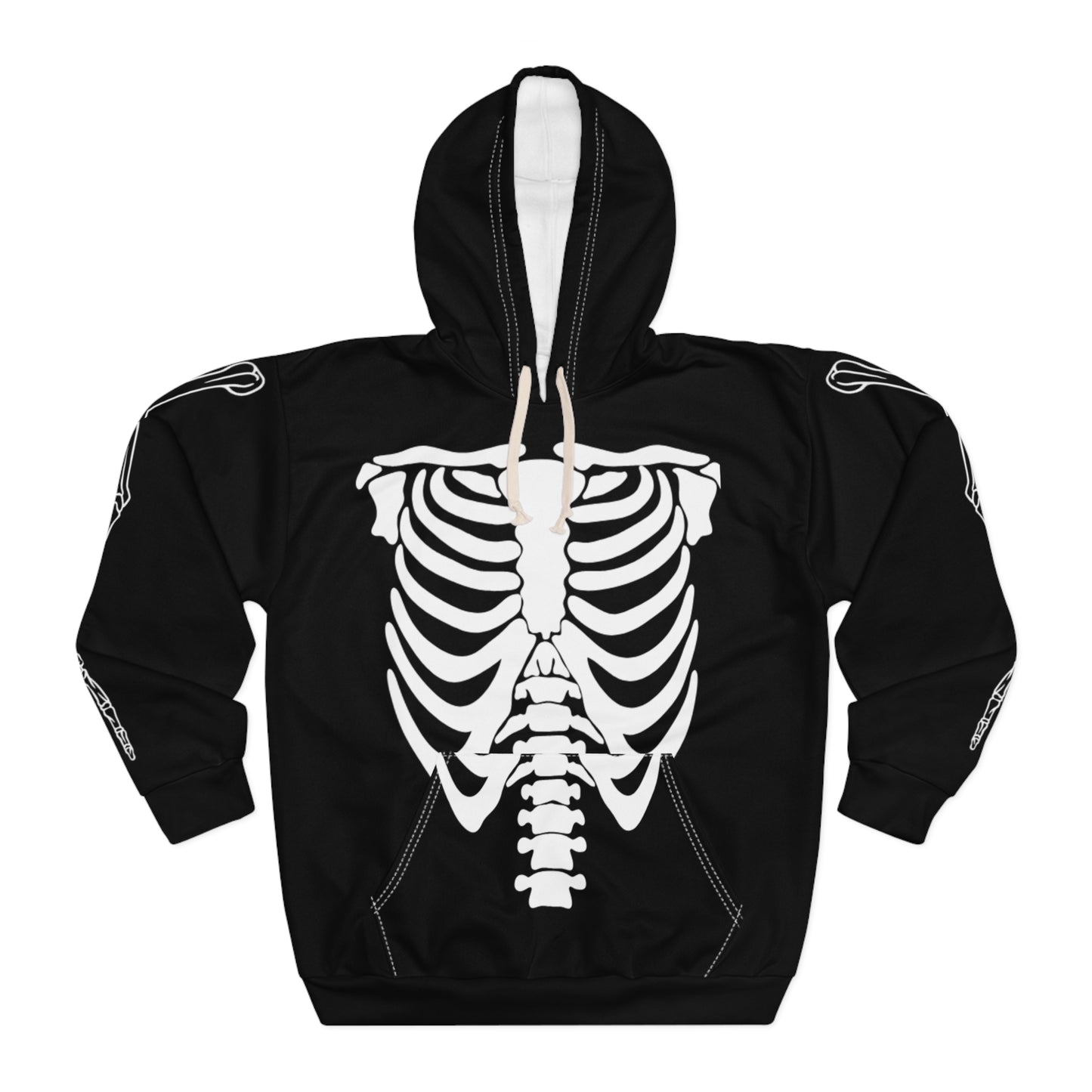 Skeleton Design Unisex Pullover Hoodie