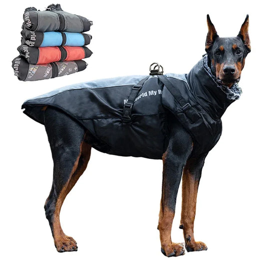 Waterproof Dog Coat With Harness