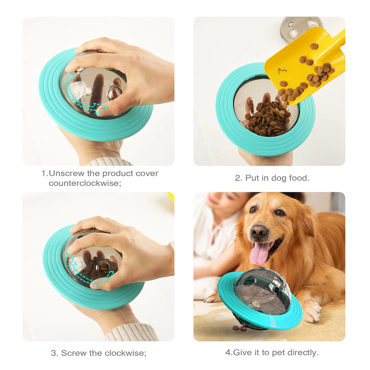 Saucer Treat Toy